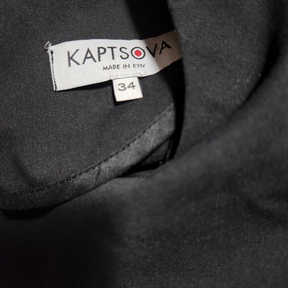 Black midi dress, 34 size - Picture 8 of 8